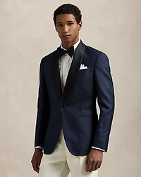 Polo Tailored Plaid Tuxedo Jacket