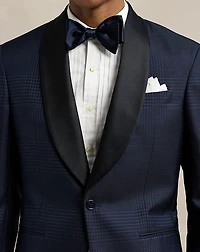 Polo Tailored Plaid Tuxedo Jacket