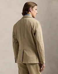 Tailored Slub Twill Suit Jacket