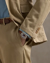 Tailored Slub Twill Suit Jacket