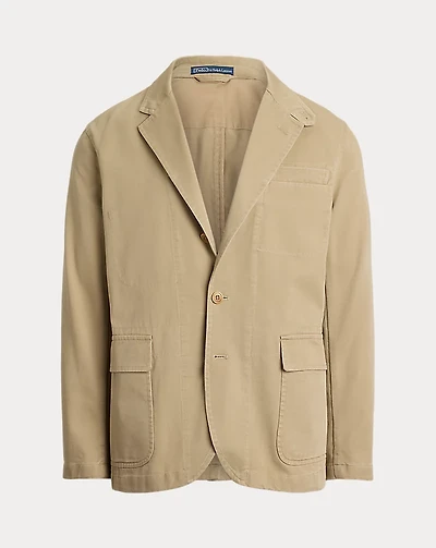 Tailored Slub Twill Suit Jacket