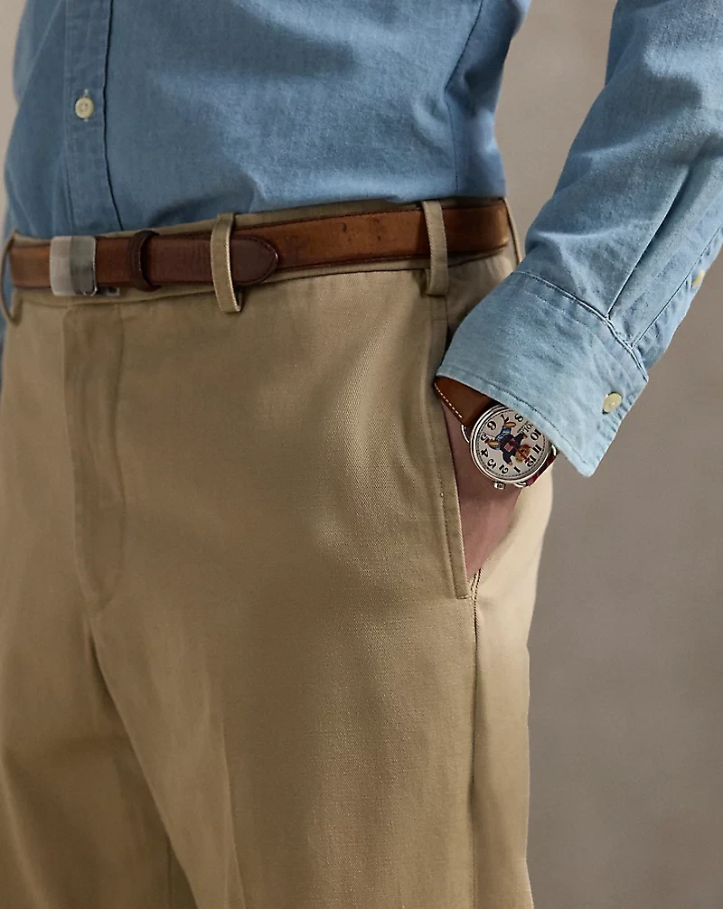 Slub Twill Suit Trouser