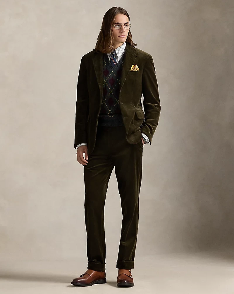 Polo Tailored Fit Corduroy Suit Jacket