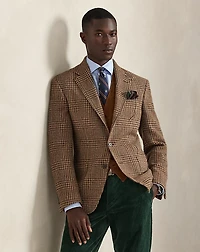 Polo Tailored Glen Plaid Suit Jacket