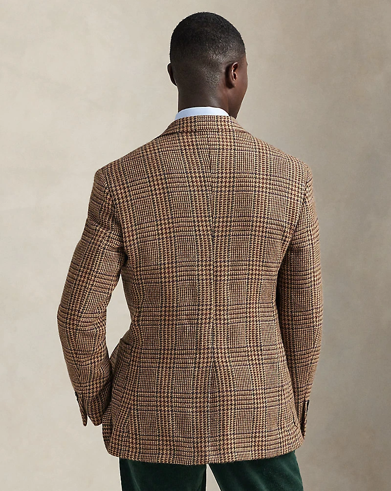 Polo Tailored Glen Plaid Suit Jacket