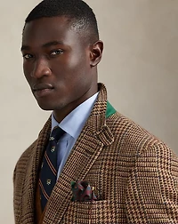 Polo Tailored Glen Plaid Suit Jacket