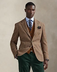 Polo Tailored Glen Plaid Suit Jacket