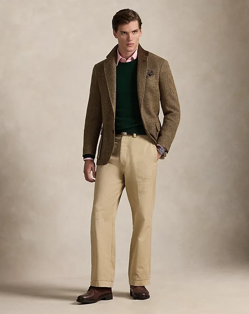 The RL67 Herringbone Wool Tweed Jacket