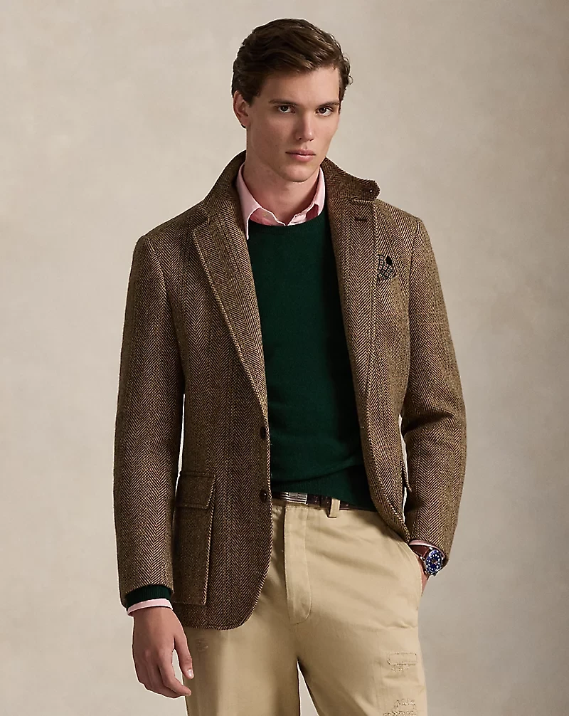 The RL67 Herringbone Wool Tweed Jacket