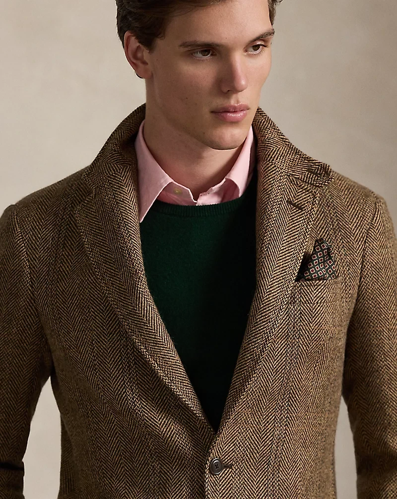 The RL67 Herringbone Wool Tweed Jacket