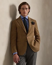 Polo Tailored Fit Plaid Tweed Sport Coat