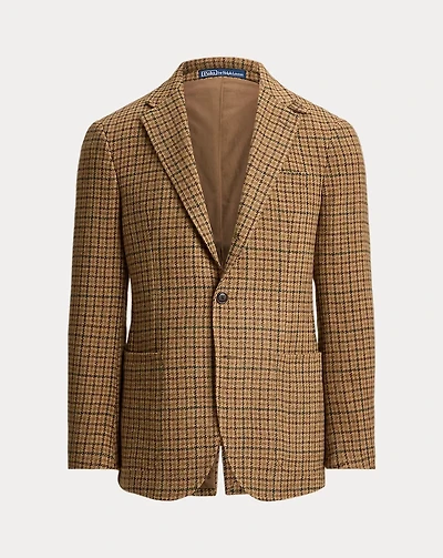 Polo Tailored Fit Plaid Tweed Sport Coat