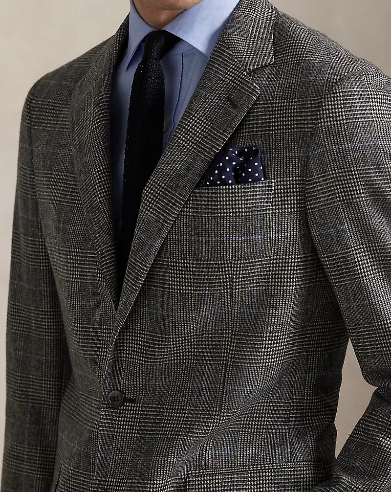 Polo Tailored Fit Glen Plaid Wool Suit