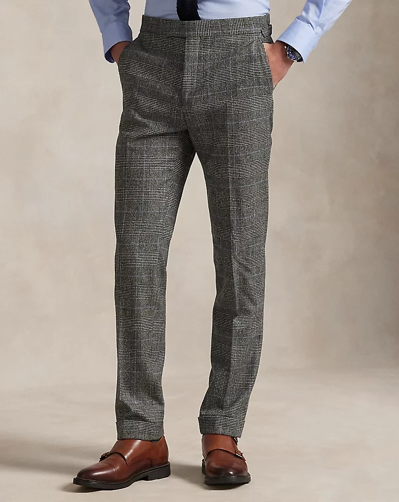 Polo Tailored Fit Glen Plaid Wool Suit