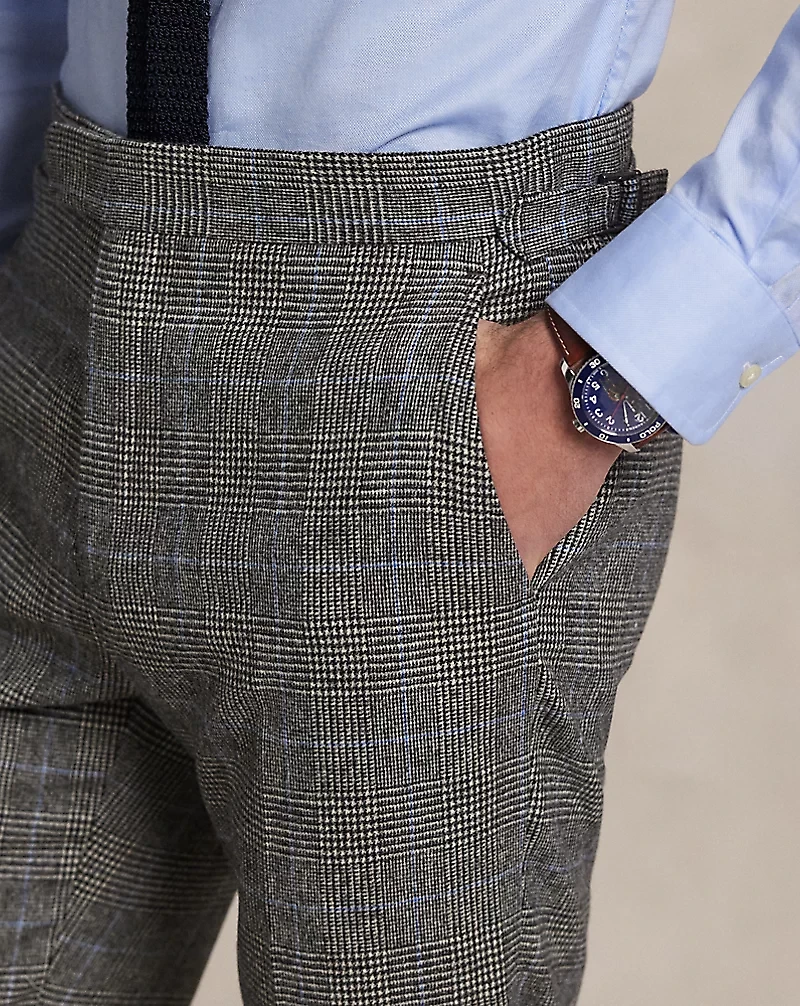 Polo Tailored Fit Glen Plaid Wool Suit