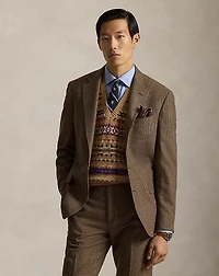 Polo Tailored Fit Wool Houndstooth Suit