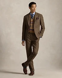 Polo Tailored Fit Wool Houndstooth Suit