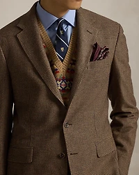 Polo Tailored Fit Wool Houndstooth Suit