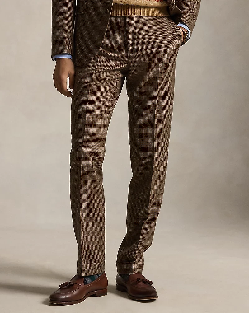 Polo Tailored Fit Wool Houndstooth Suit