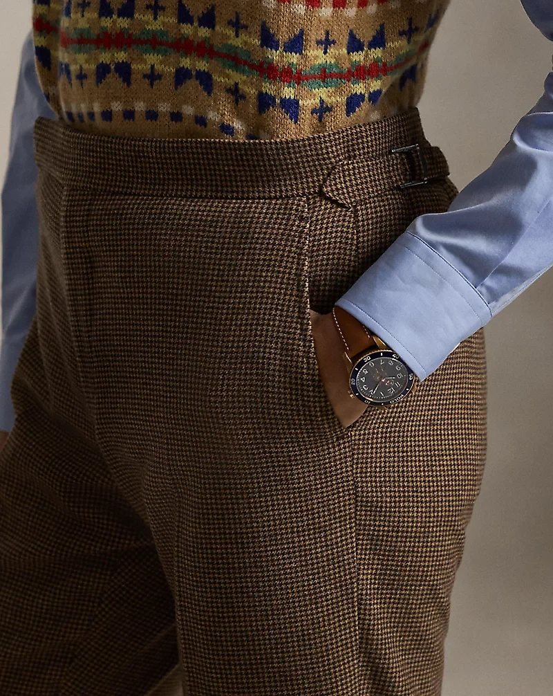 Polo Tailored Fit Wool Houndstooth Suit