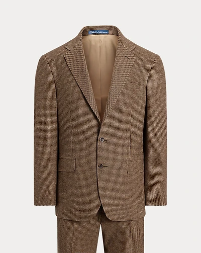 Polo Tailored Fit Wool Houndstooth Suit