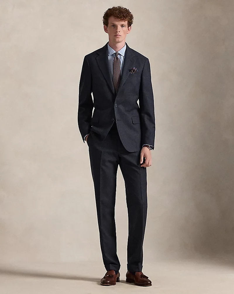 Polo Tailored Plaid Wool-Cashmere Suit
