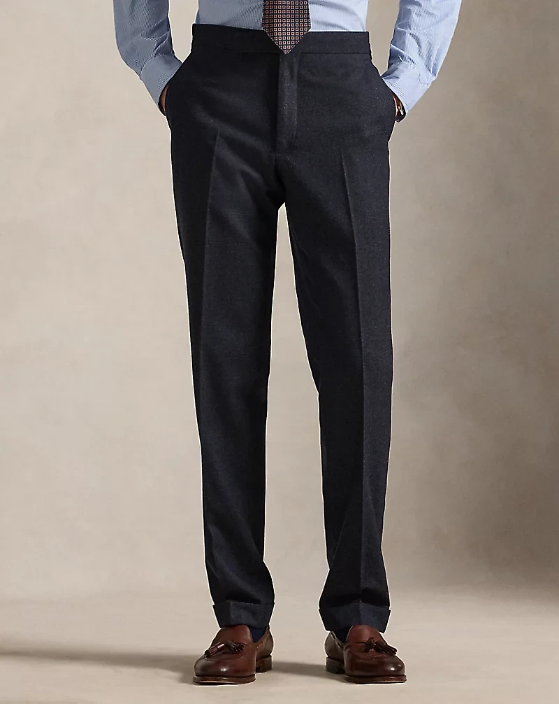 Polo Tailored Plaid Wool-Cashmere Suit