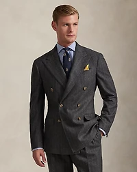 Polo Tailored Fit Pinstripe Wool Suit