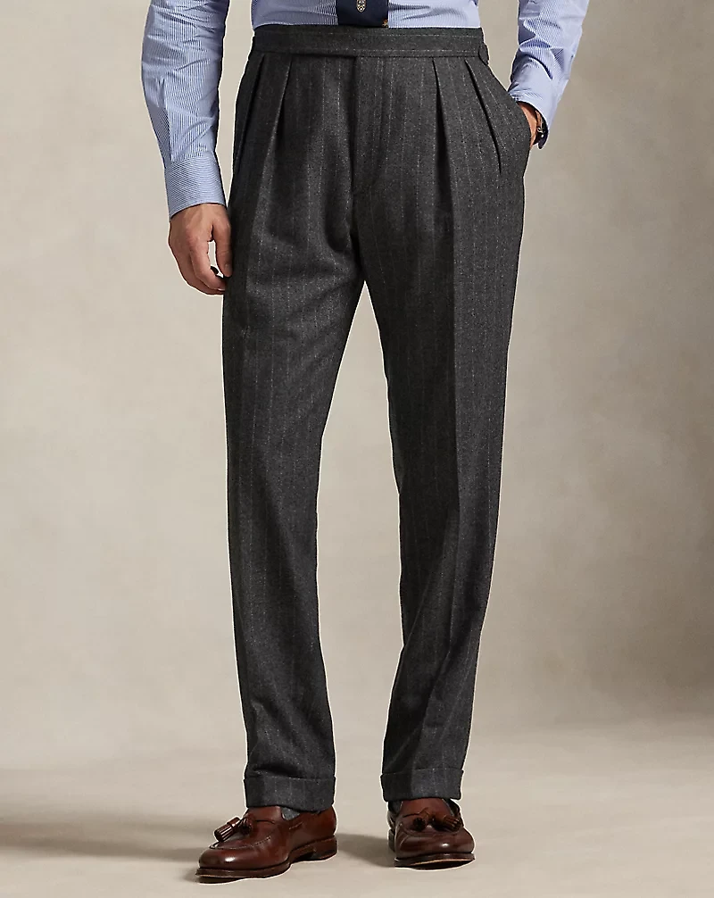 Polo Tailored Fit Pinstripe Wool Suit
