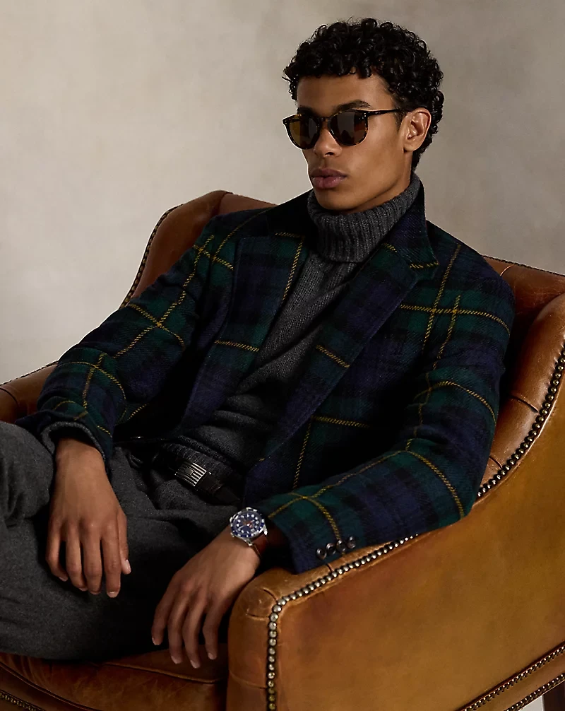 The RL67 Plaid Wool Tweed Jacket
