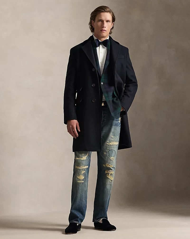 Polo Tailored Plaid Tweed Sport Coat