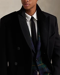 Tailored Melton Wool-Blend Topcoat