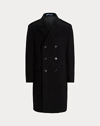 Tailored Melton Wool-Blend Topcoat
