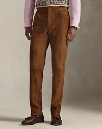Tailored Suede Suit Trouser