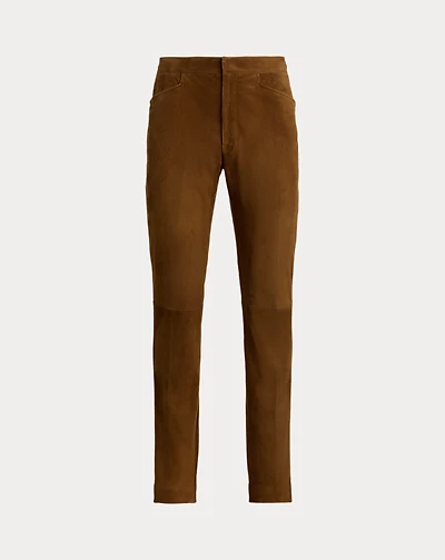 Tailored Suede Suit Trouser