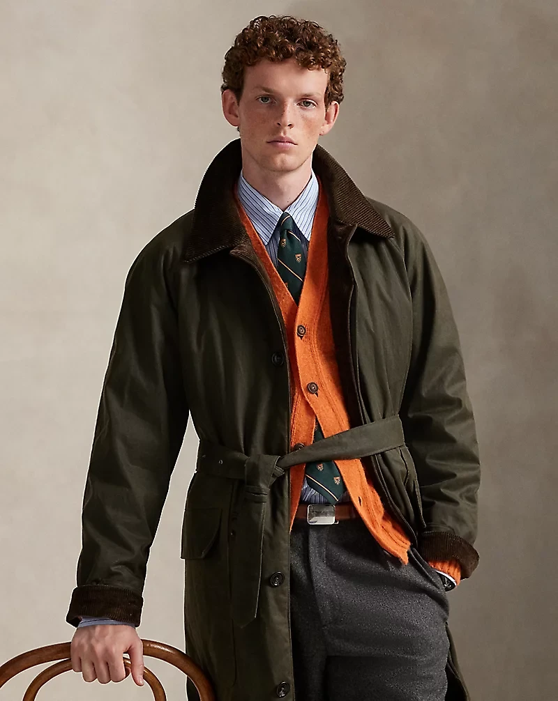 The Iconic Oilcloth Belted Coat