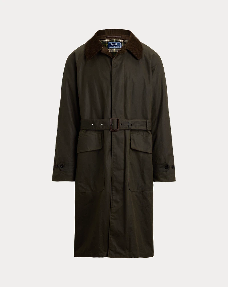 The Iconic Oilcloth Belted Coat