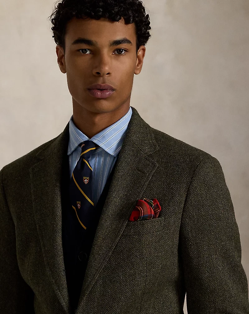 Polo Tailored Herringbone Sport Coat