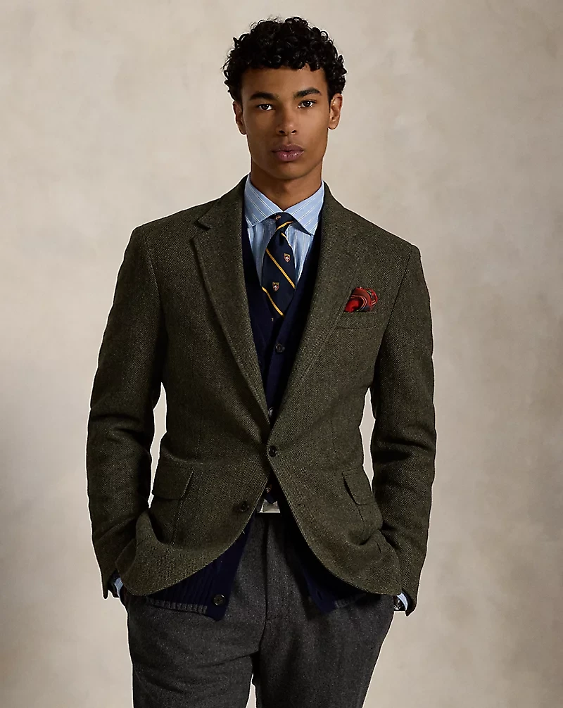 Polo Tailored Herringbone Sport Coat