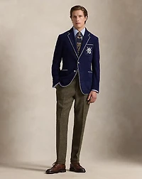 Tailored Embroidered Terry Blazer