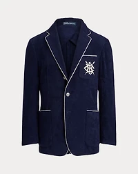 Tailored Embroidered Terry Blazer