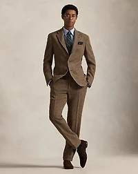 Plaid Wool Suit Trouser