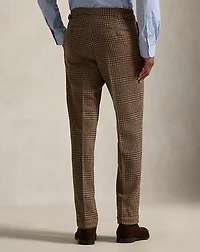Plaid Wool Suit Trouser