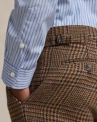 Plaid Wool Suit Trouser