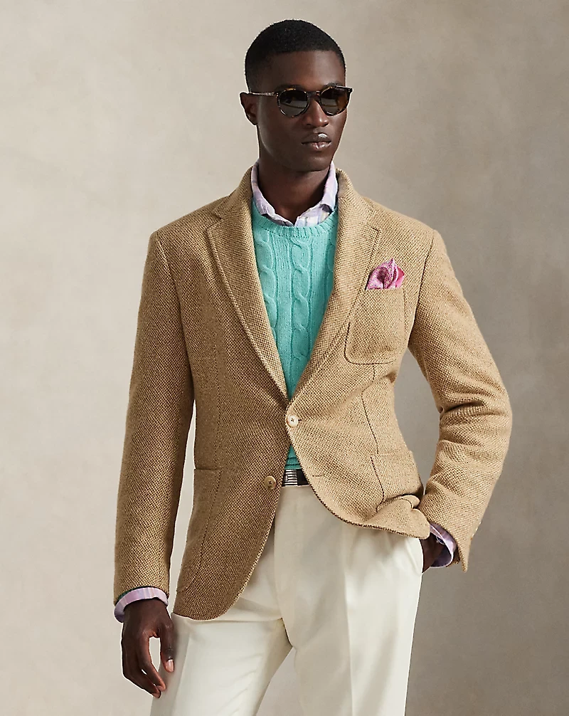 Polo Tailored Fit Linen-Blend Sport Coat