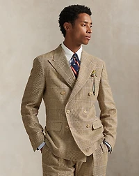 Polo Tailored Fit Plaid Suit Jacket