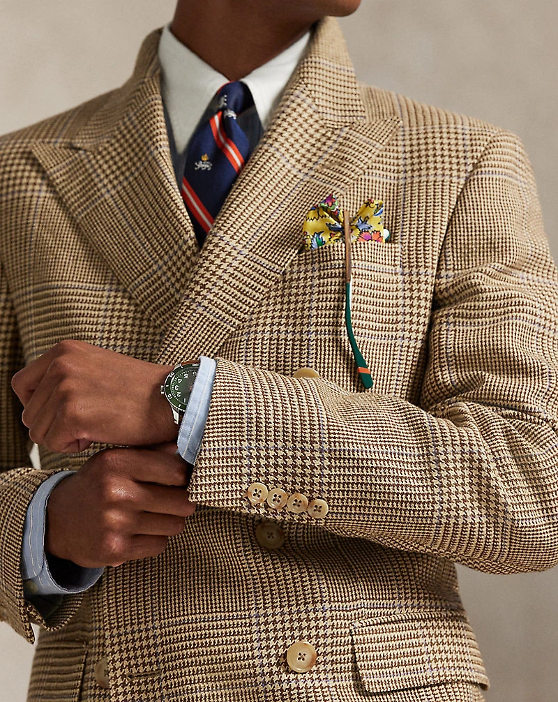 Polo Tailored Fit Plaid Suit Jacket