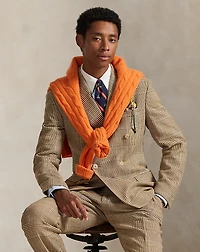 Polo Tailored Fit Plaid Suit Jacket
