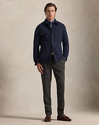 Wool-Blend Herringbone Jacket