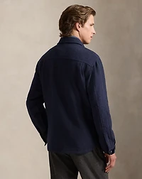 Wool-Blend Herringbone Jacket
